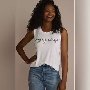 Engaged AF Jersey Tank Top
